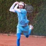 Alexander Zverev trains ahead of the 2023 BMW Open in Munich