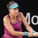 Belinda Bencic in Charleston in 2023