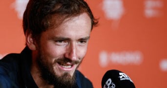 Daniil Medvedev at the 2023 Madrid Masters