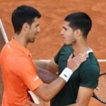 Carlos Alcaraz and Novak Djokovic
