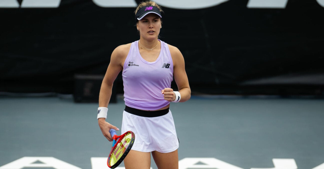 Eugenie Bouchard at the 2022 WTA Guadalajara Open