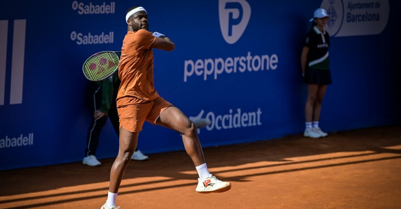 Frances Tiafoe on clay