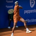 Frances Tiafoe on clay