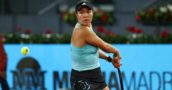 Jessica Pegula at the 2022 Madrid Open