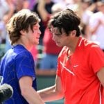 Andrey Rublev and Taylor Fritz