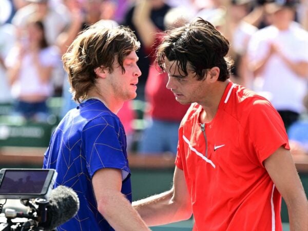 Andrey Rublev and Taylor Fritz