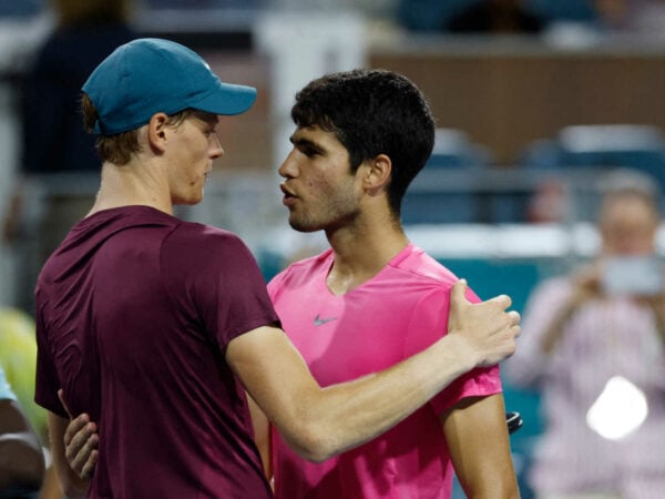 Jannik Sinner and Carlos Alcaraz, Miami 2023