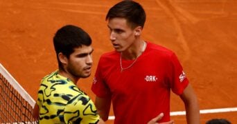 Carlos Alcaraz and Fabian Marozsan, Rome 2023
