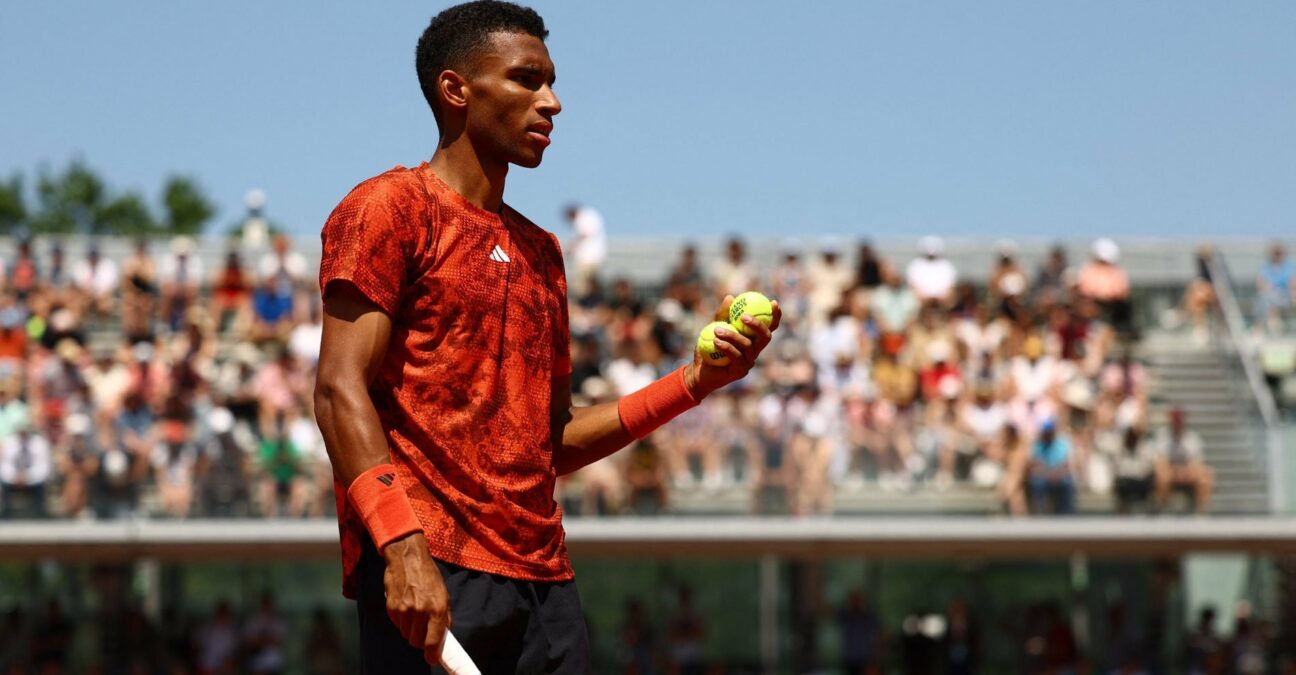 Felix Auger-Aliassime at Roland-Garros