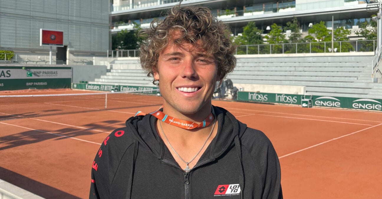 Aleksandar Kovacevic at 2023 Roland-Garros