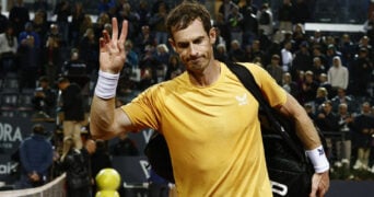 Britain's Andy Murray at the 2023 Italian Open