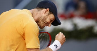 Andy Murray at the 2023 Madrid Open