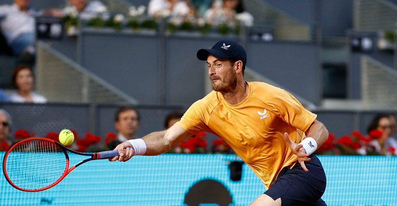 Andy Murray forehand clay