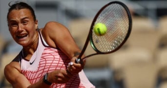 Aryna Sabalenka at 2023 Roland-Garros