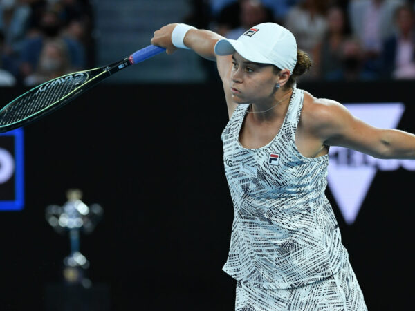 Ashleigh Barty at the 2022 Australian Open