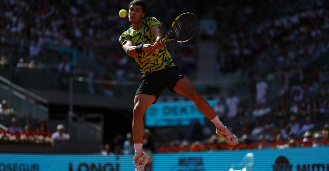 Carlos Alcaraz at the 2023 Mutua Madrid Open