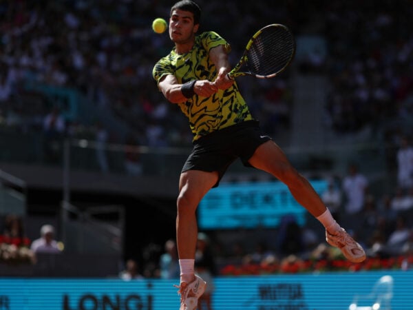 Carlos Alcaraz at the 2023 Mutua Madrid Open