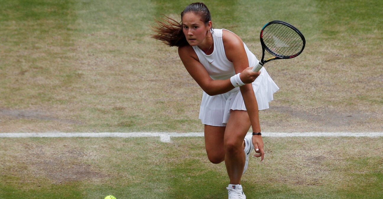 Daria Kasatkina at Wimbledon in 2018