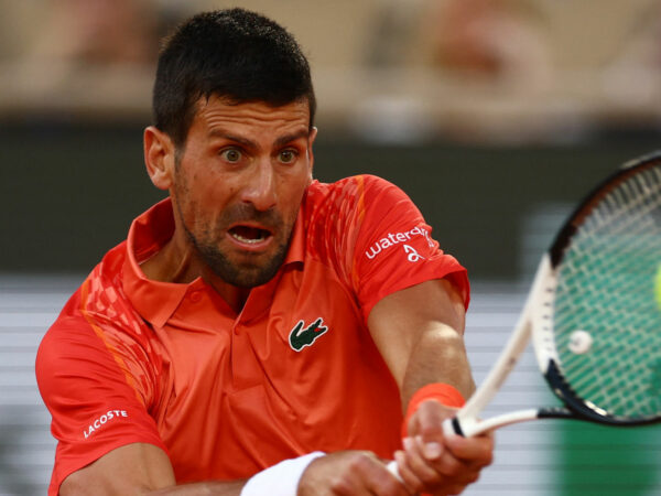 Novak Djokovic at the 2023 French Open