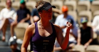 Elina Svitolina at the 2023 French Open