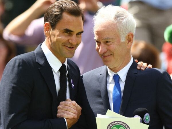Federer and McEnroe, Wimbledon 2022