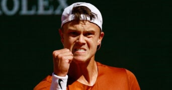 Holger Rune at the 2023 Monte-Carlo Masters