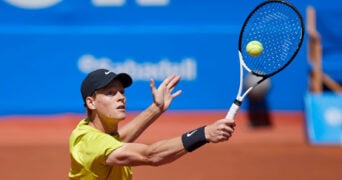 Jannik Sinner at the 2023 Barcelona Open