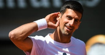 Novak Djokovic (Serbia) during a training session of Roland-Garros 2023