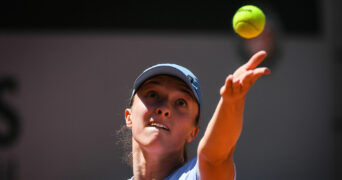 ga Swiatek (Poland) during a training session of Roland-Garros 2023