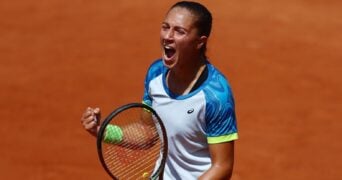 Diane Parry at Roland-Garros 2023