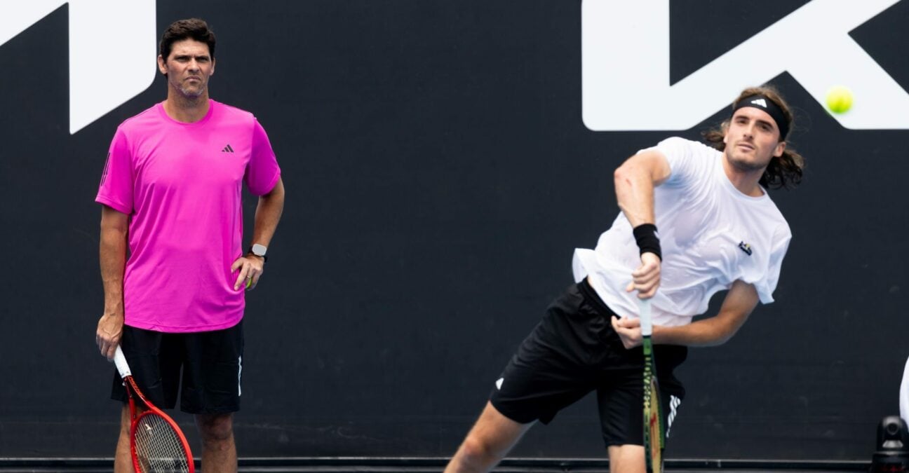 Stefanos Tsitsipas and Mark Philippoussis
