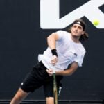 Stefanos Tsitsipas and Mark Philippoussis