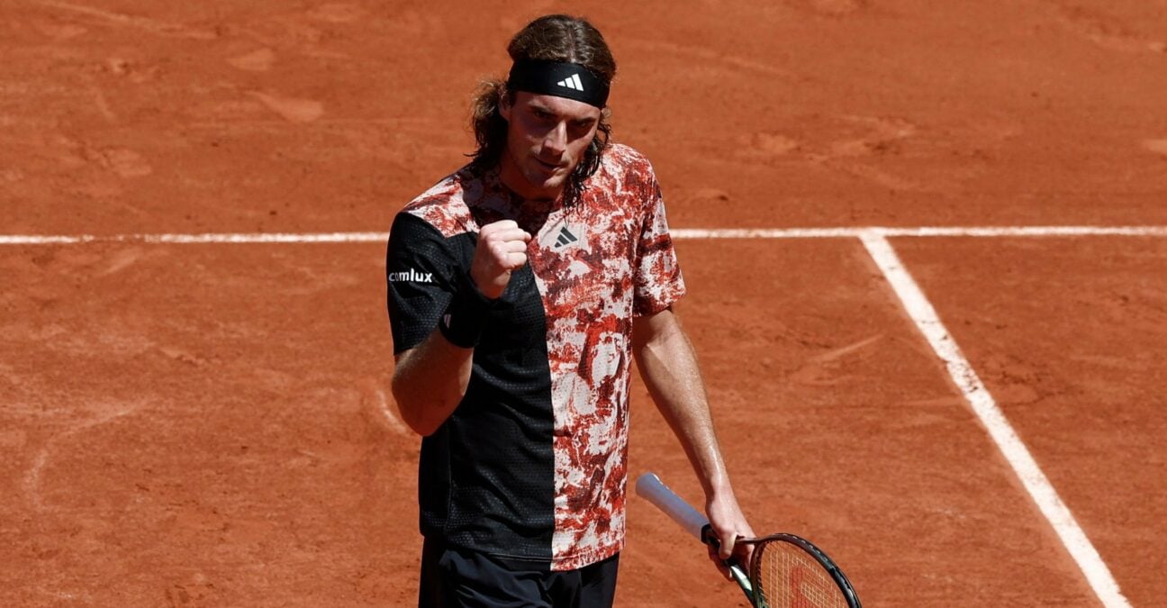 Stefanos Tsitsipas at 2023 Roland-Garros