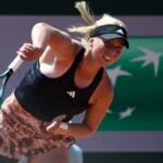 Clara Tauson at 2023 Roland-Garros