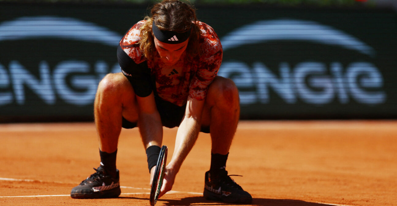 Stefanos Tsitsipas at the 2023 French Open