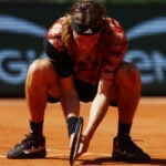 Stefanos Tsitsipas at the 2023 French Open