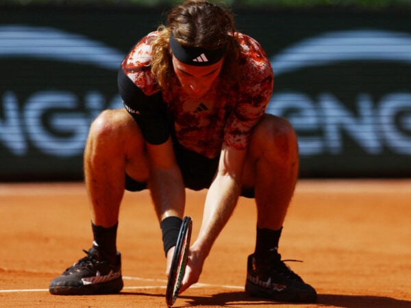 Stefanos Tsitsipas at the 2023 French Open