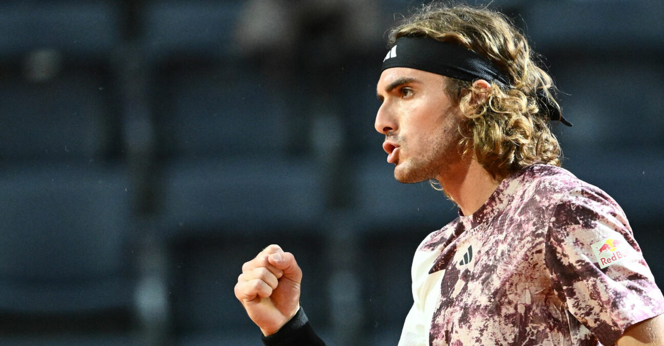 Stefanos Tsitsipas at the 2023 Italian Open