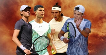 Sinner, Alcaraz, Musetti and Rune, 2023