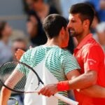 Carlos Alcaraz and Novak Djokovic