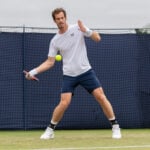 Andy Murray at the 2023 Surbiton Trophy