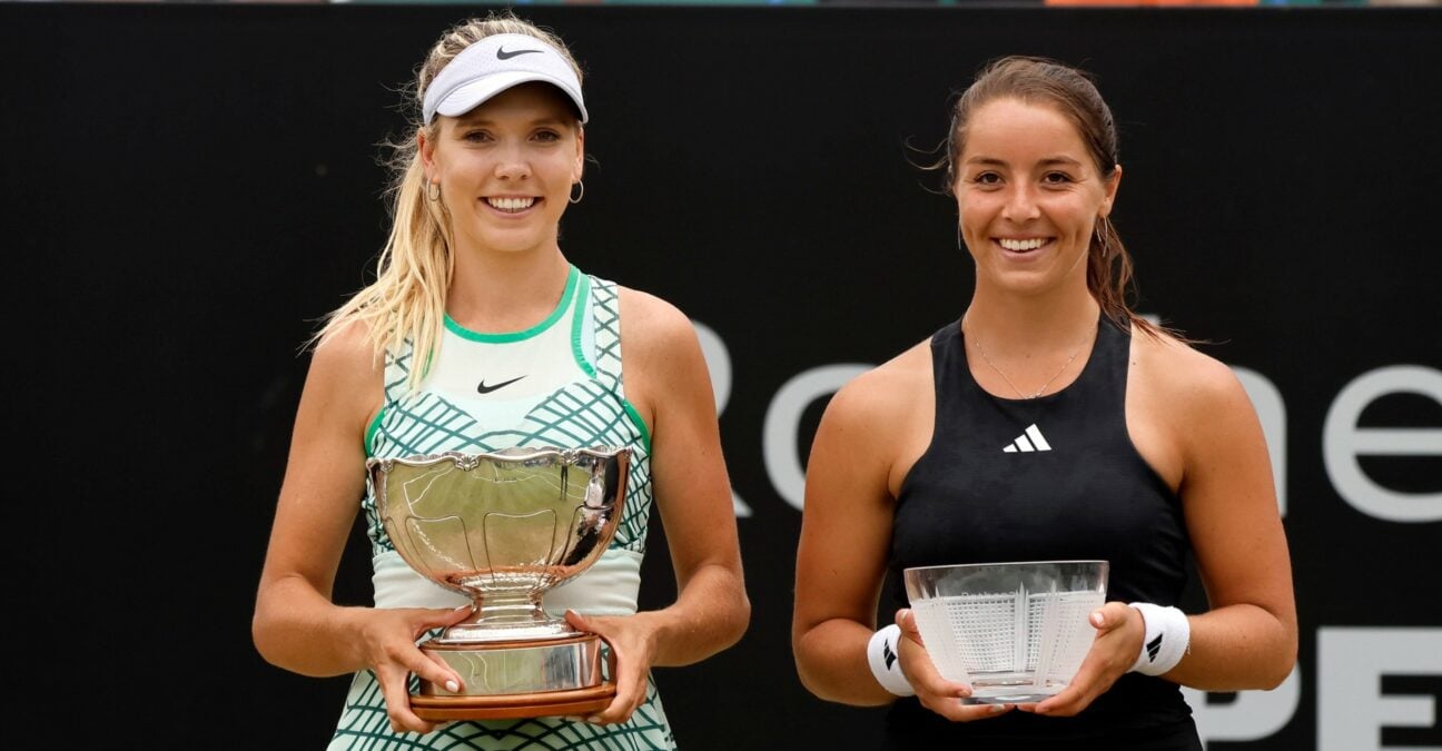 Katie Boulter and Jodie Burrage