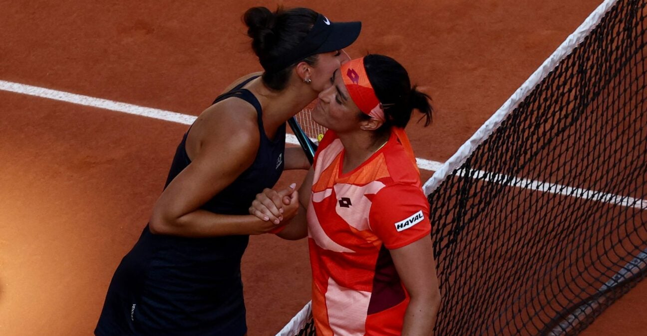Dodin and Jabeur, Roland-Garros, 2023