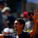 Lorenzo Sonego at the 2023 French Open