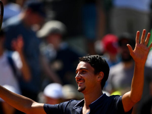 Lorenzo Sonego at the 2023 French Open