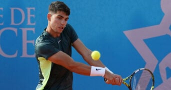 Carlos Alcaraz at the 2023 Hopman Cup
