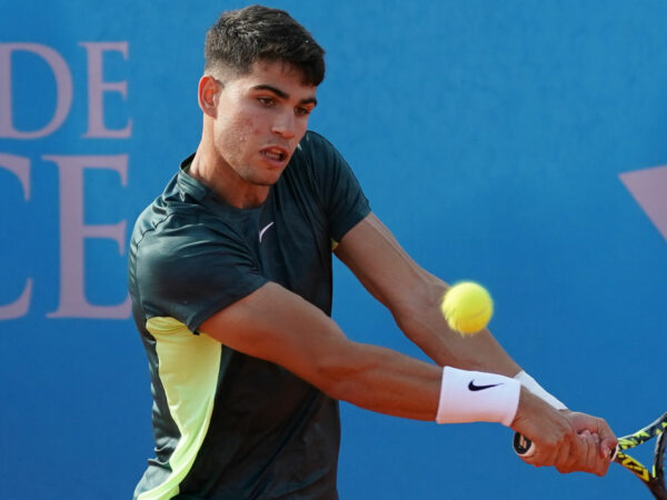 Carlos Alcaraz at the 2023 Hopman Cup