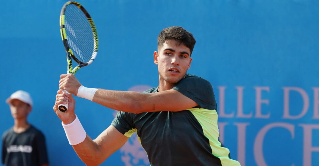Carlos Alcaraz at the 2023 Hopman Cup