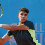 Carlos Alcaraz at the 2023 Hopman Cup