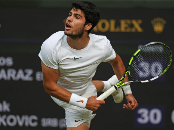 Carlos Alcaraz at the 2023 Wimbledon Championships